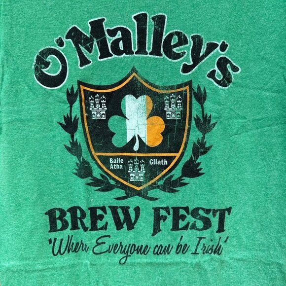 Fifth Sun O’Malley’s Green Brew Fest Where everyone is Iris St Patrick’s Day T-S - Picture 5 of 13